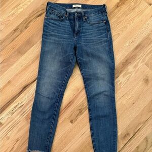Madewell Dark Blue Ankle Jeans